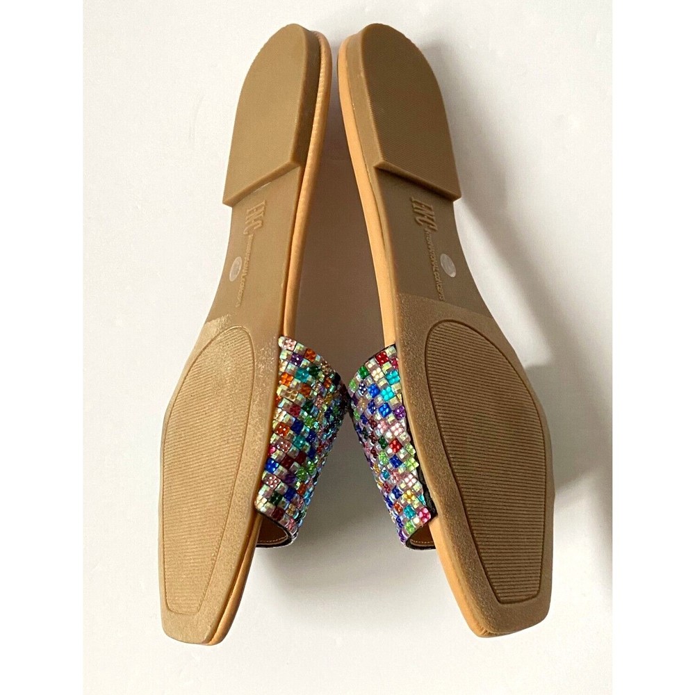 INC International Concepts Womens 7M Multicolor Rhinestone Nataliah Slide Sandal - Picture 8 of 16